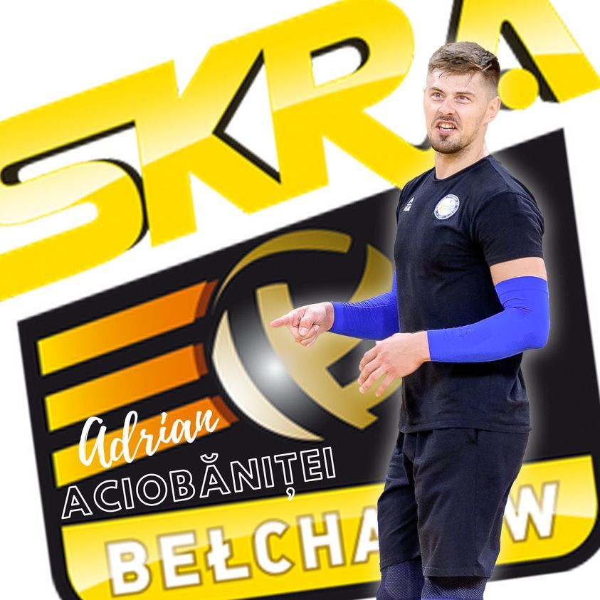 Volei masculin: Jucătorul naţionalei Adrian Aciobăniţei a semnat cu SKRA Belchatow