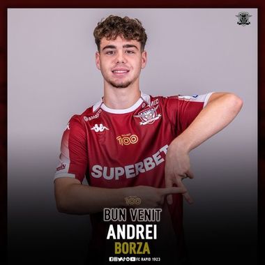 Rapid l-a transferat pe Andrei Borza