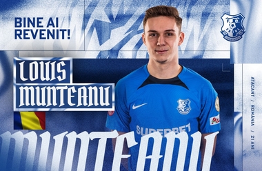 Louis Munteanu va juca la Farul şi în sezonul 2023-2024