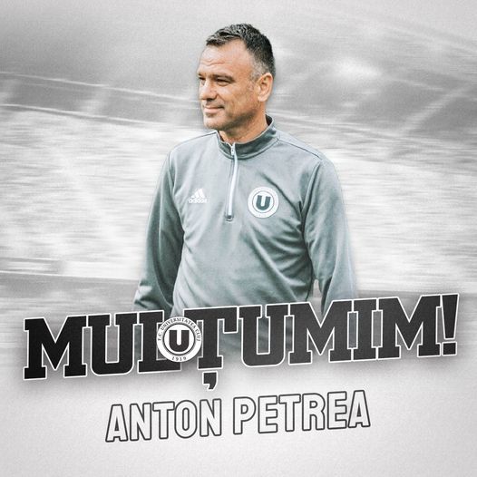 Anton Petrea nu mai este antrenorul echipei Universitatea Cluj