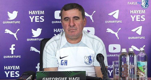 Meciul Farul-HJK: Gheorghe Hagi: Trebuie să fim mai puternici, să batem şi la ei