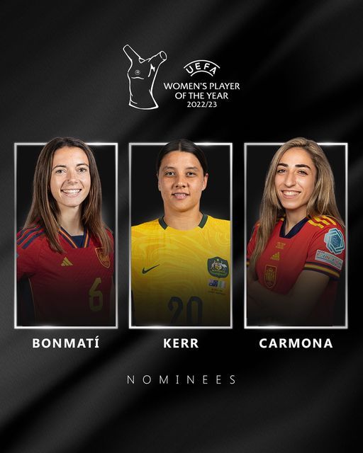 Fotbal feminin: Aitana Bonmati, Olga Carmona şi Sam Kerr, nominalizate pentru premiul UEFA pentru titlul de cea mai bună jucătoare a sezonului