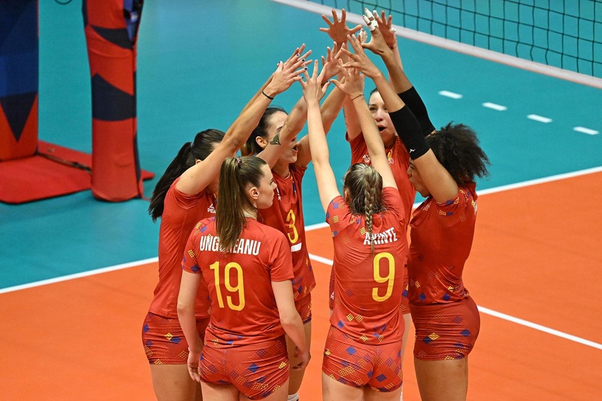 Volei feminin: România, eliminată de Franţa în optimile Campionatului European