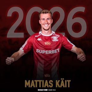 Mattias Kait a semnat prelungirea contractului cu Rapid
