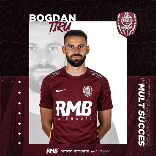 Superliga: Bogdan Ţîru, transferat de la CFR Cluj la Warta Poznan
