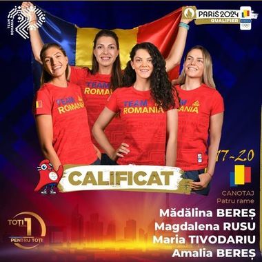 Alte două echipaje de la CM de canotaj şi-au asigurat prezenţa la Paris. Team România a ajuns la 24 de sportivi calificaţi la JO