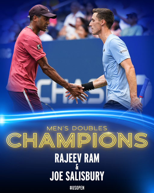 Perechea Ram/Salisbury a câştigat pentru a treia oară consecutiv US Open la dublu, performanţă unică