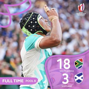 Africa de Sud a învins Scoţia, scor 18-3, în grupa României de la CM de rugby