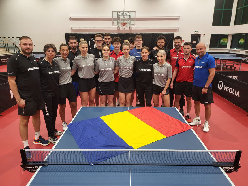 Tenis de masă: Echipele României şi-au aflat adversarele din optimile Campionatului European