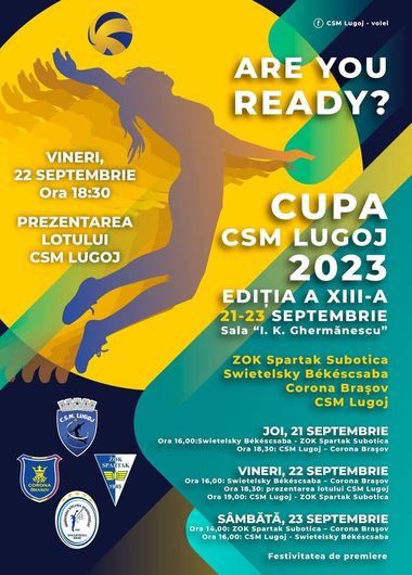 Volei feminin: CSM Lugoj – Corona Braşov, scor 3-1, în primul amical de la Cupa Lugoj