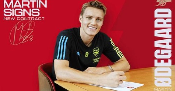 Arsenal: Căpitanul Martin Odegaard şi-a prelungit contractul
