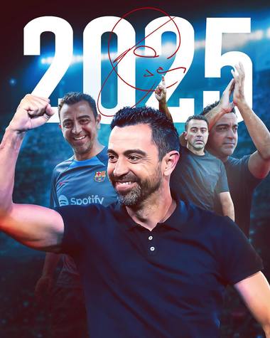 FC Barcelona: Xavi şi-a prelungit contractul. Noul acord, valabil până la 30 iunie 2025, cu opţiune pentru încă un an