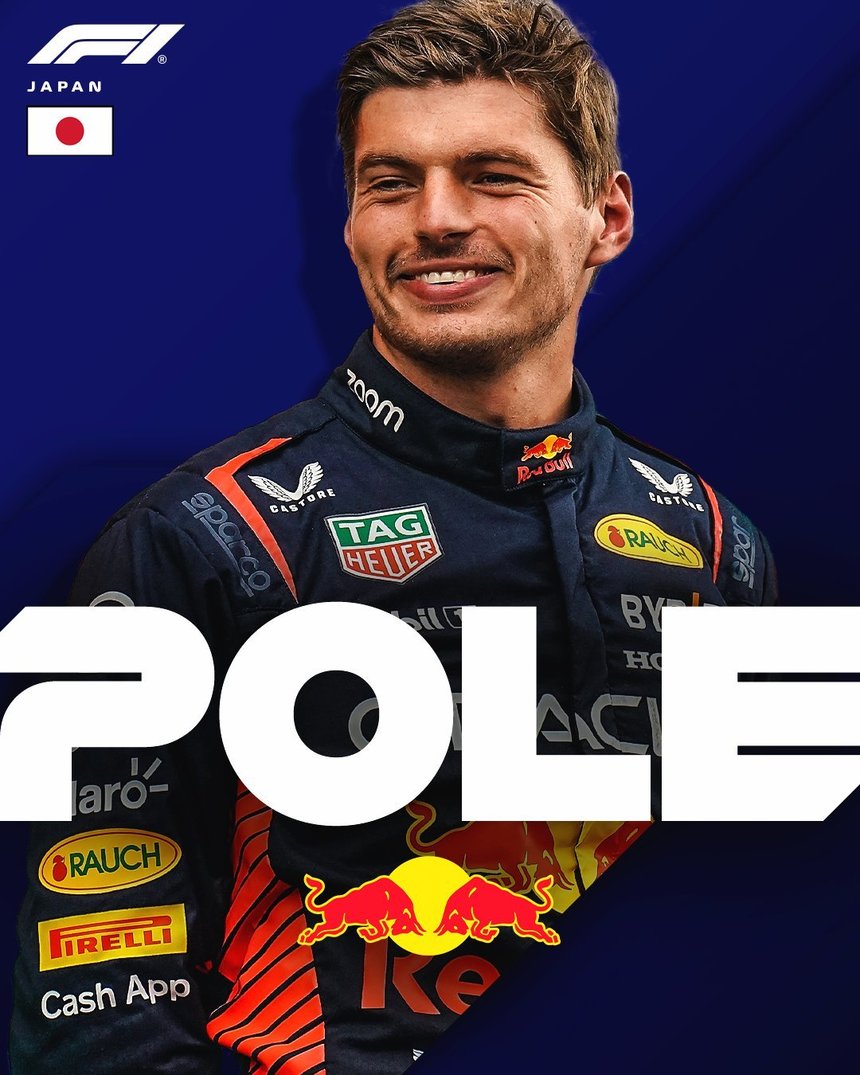 Formula 1: Max Verstappen va pleca din pole positon la Marele Premiu al Japoniei