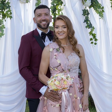 Canotorii Adriana Ailincăi şi Constantin Adam s-au căsătorit religios