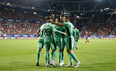 LaLiga: Atletico Madrid, 2-0 în deplasare cu Osasuna. Doi jucători au fost eliminaţi