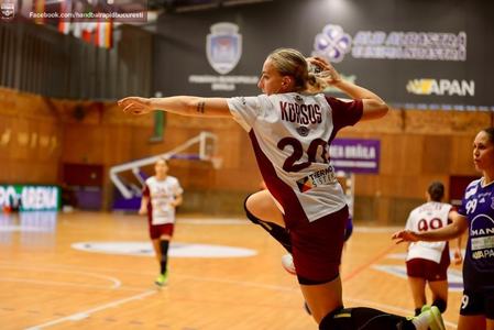 Handbal feminin: Rapid Bucureşti, 24-24 în deplasare cu FTC Budapesta, în grupele Ligii Campionilor