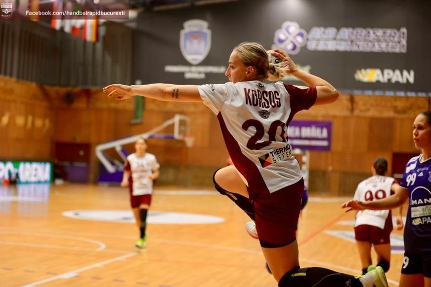 Handbal feminin: Rapid Bucureşti, 24-24 în deplasare cu FTC Budapesta, în grupele Ligii Campionilor