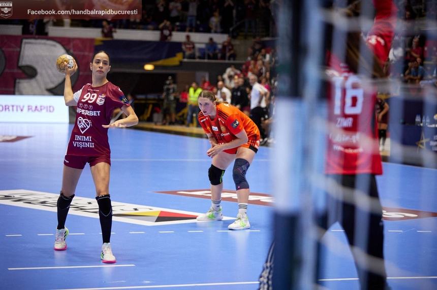 Handbal feminin: Metz Handball - Rapid Bucureşti, scor 33-22, în grupa B a Ligii Campionilor
