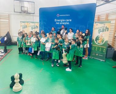 Debutul parteneriatului dintre Hidroelectrica şi FR Şah, marcat printr-un prim concurs în cadrul programului naţional „Educaţie Prin Şah”