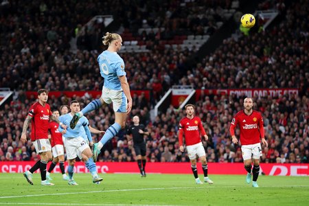 Premier League: Manchester City a învins pe Manchester United, scor 3-0. Haaland a marcat o dublă