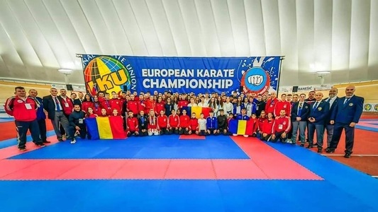 România, locul doi în clasamentul pe naţiuni la Campionatul European de karate IKU