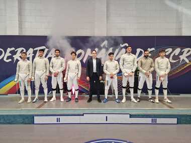 Scrimă: CS Dinamo Bucureşti 1 a cucerit Cupa României la sabie masculin echipe
