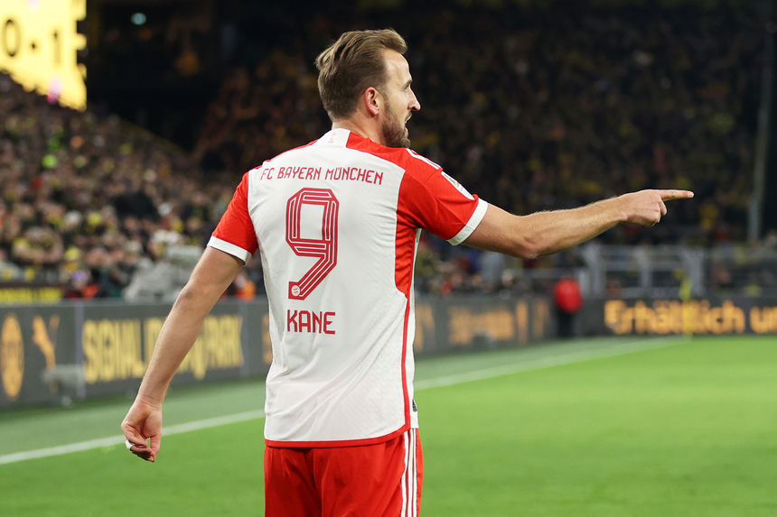 Bundesliga: Bayern Munchen s-a impus în derby-ul german, 4-0 cu Borussia Dortmund. Kane a reuşit o triplă