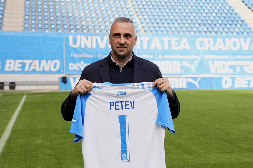 Ivaylo Petev, fost selecţioner al Bulgariei şi al Bosniei, a preluat conducerea tehnică a echipei Universitatea Craiova