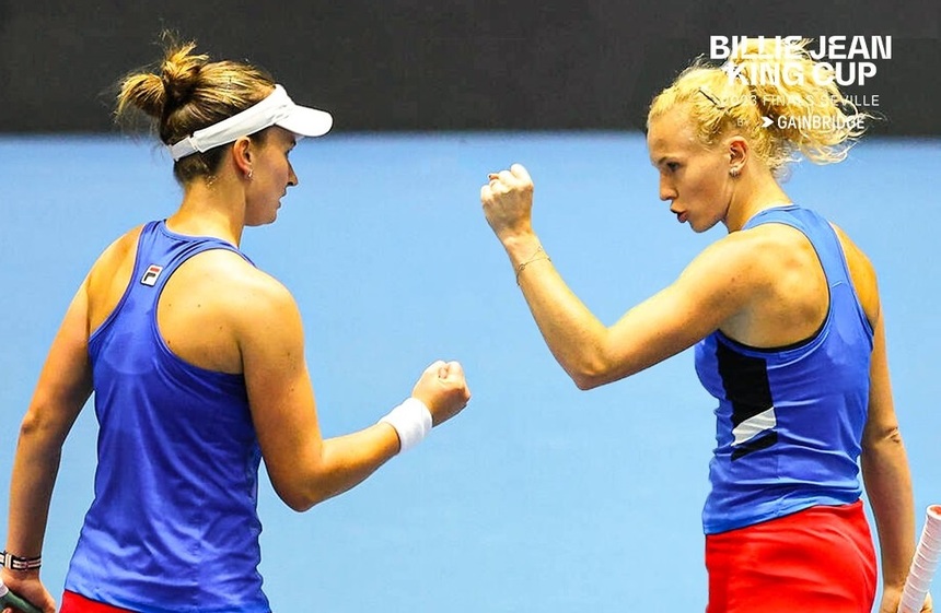 Billie Jean King Cup: Victorii pentru Cehia şi Slovenia în primele înfruntări de la turneul final. Cehia a învins deţinătoarea trofeului, Elveţia