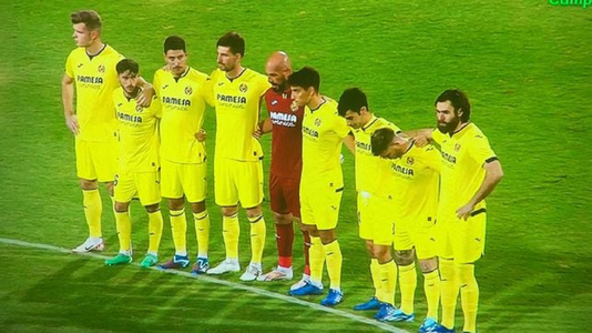 Doi jucători ai echipei Villarreal au boicotat minutul de reculegere impus de Maccabi Haifa pentru victimele israeliene