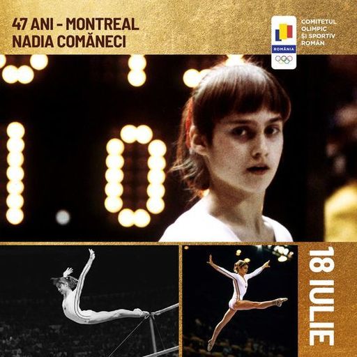 Nadia Comăneci împlineşte 62 de ani. Mesajul COSR pentru "Zeiţa de la Montreal"