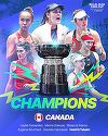 Canada a scris din nou istorie în tenis: Leylah Fernandez şi colegele sale au câştigat Billie Jean King Cup