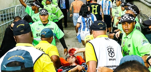 Violenţe la meciul Brazilia - Argentina, din preliminariile Cupei Mondiale. Messi acuză poliţia de brutalitate - VIDEO