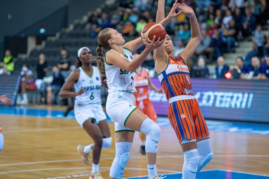 Baschet feminin, Euroliga: Sepsi Sf. Gheorghe a primit 110 puncte, în deplasare, de la  Fenerbahce, deţinătoarea trofeului
