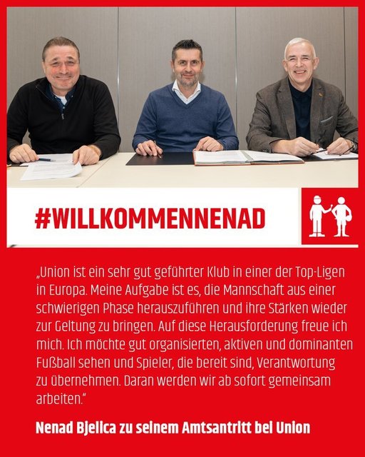 Croatul Nenad Bjelica a fost numit antrenor la Union Berlin