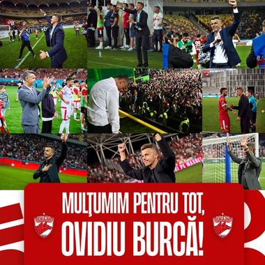 Ovidiu Burcă nu mai este antrenorul echipei Dinamo