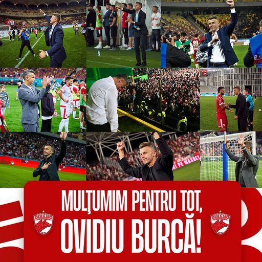 Ovidiu Burcă nu mai este antrenorul echipei Dinamo