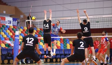 Volei masculin: Dinamo Bucureşti, Steaua Bucureşti şi Rapid Bucureşti, calificate la Turneul F4 al Cupei României
