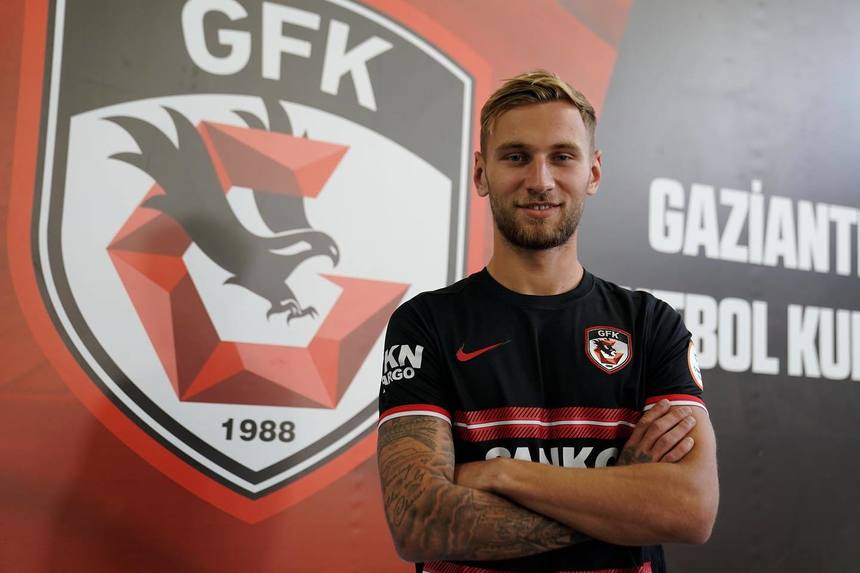 Turcia: Denis Drăguş a înscris un gol, dar Gaziantep FK a pierdut cu 1-3 meciul cu Trabzonspor
