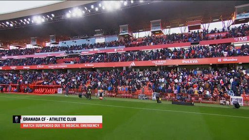 Meciul Granada-Athletic Bilbao, suspendat după decesul unui suporter, se va relua luni seară