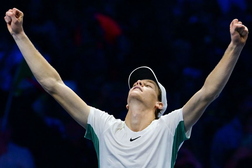 Tenis: Jannik Sinner, jucătorul preferat al fanilor în 2023