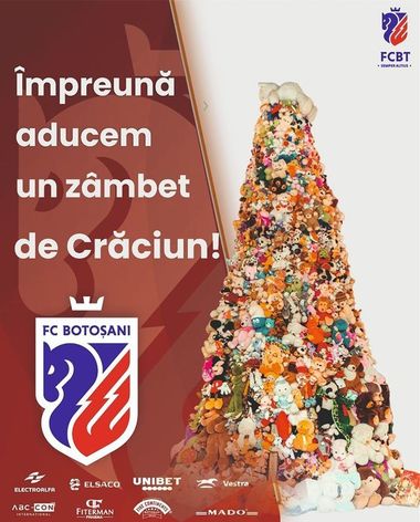 Superliga: FC Botoşani cere fanilor să aducă jucării la meciul cu Dinamo pentru a fi oferite copiilor nevoiaşi