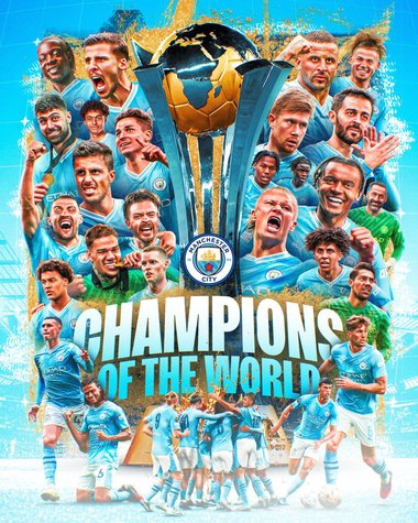 Manchester City a câştigat în premieră Cupa Mondială a Cluburilor, după 4-0 cu Fluminense. Este al cincilea trofeu câştigat de City în acest an