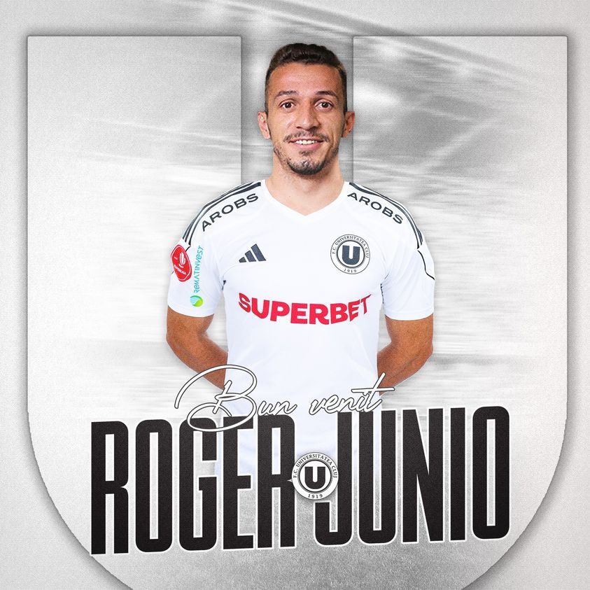 Universitatea Cluj l-a transferat pe brazilianul Roger, fost jucător şi la CFR Cluj
