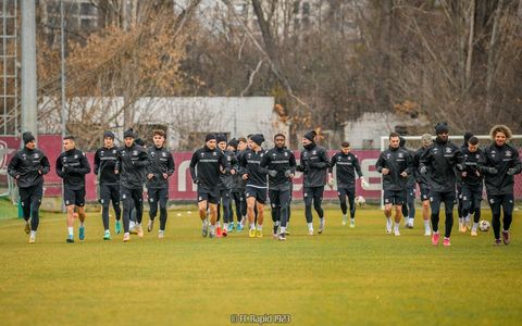 Superliga: Rapid şi-a reluat pregătirile. 28 de jucători prezenţi la reunire