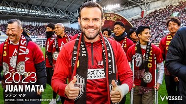 După patru luni şi un titlu de campion al Japoniei, Juan Mata pleacă de Vissel Kobe