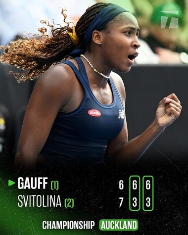 Coco Gauff şi-a păstrat titlul la Auckland, după ce a învins-o pe Elina Svitolina