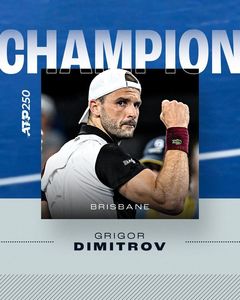 Grigor Dimitrov a câştigat turneul ATP de la Brisbane, al 9-lea titlu al carierei