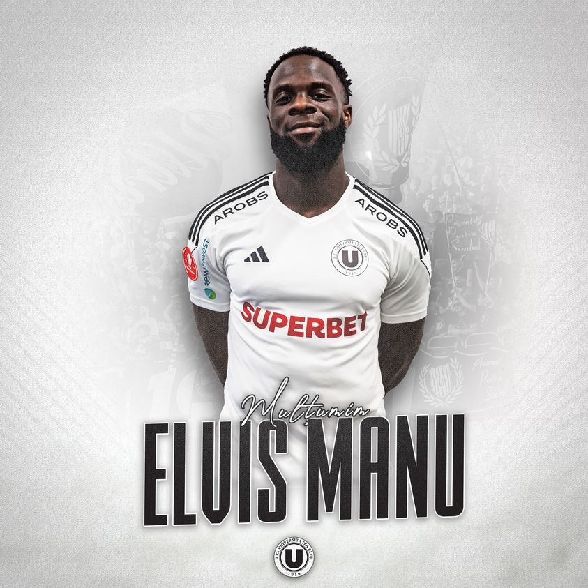 Superliga: Olandezul Elvis Manu pleacă de la Universitatea Cluj