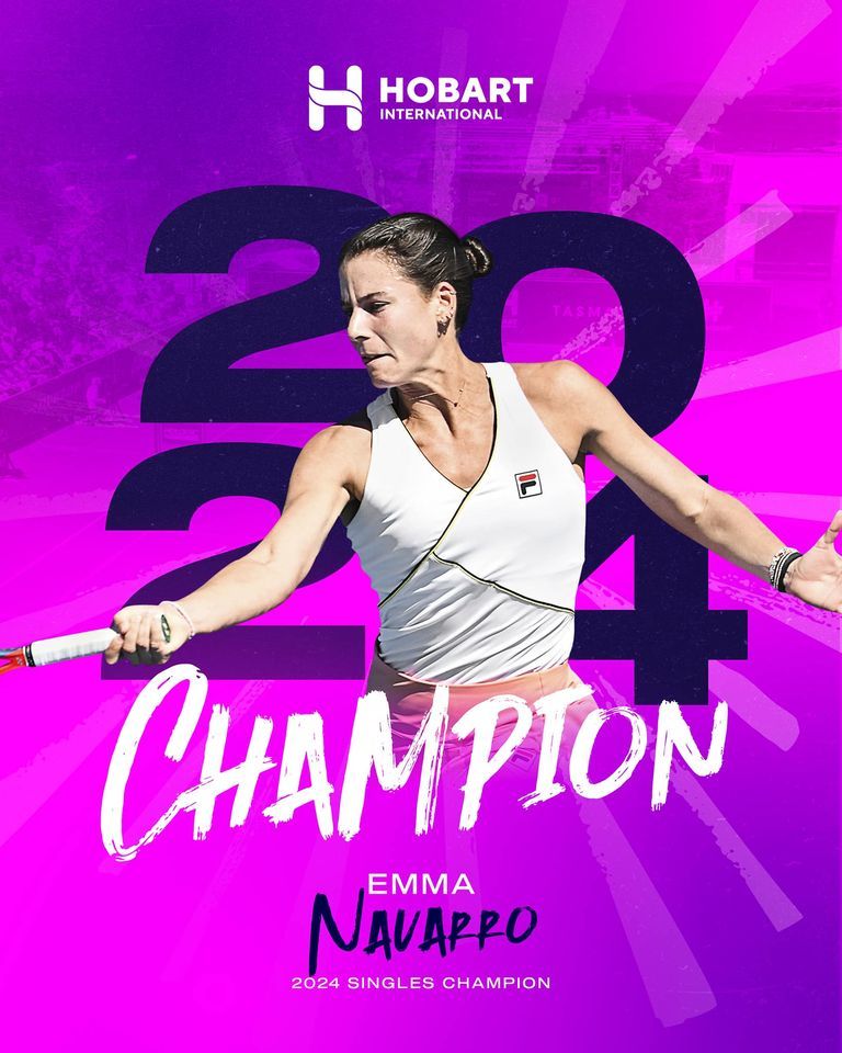 Emma Navarro a câştigat turneul de la Hobart. Este primul titlu WTA din cariera ei
